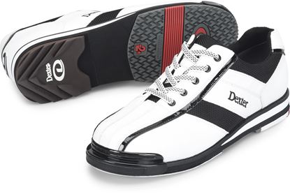 Picture of Dexter SST 8 Pro White Black Men's Right Hand Bowling Shoes