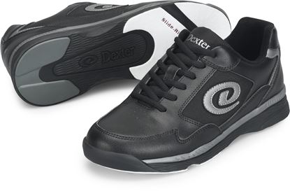 Picture of Dexter Mens Ricky V Black Alloy Wide Bowling Shoes