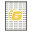 Picture of 900 Global Yellow Black SD Leather Bowling Shammy