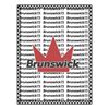 Picture of Brunswick Crown Red Black SD Leather Bowling Shammy