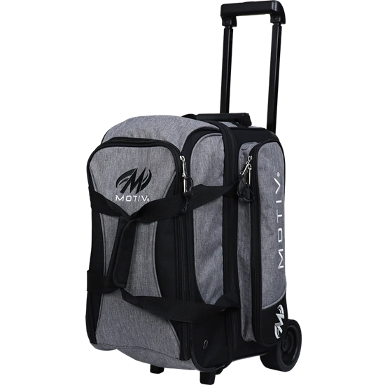 Picture of Motiv Velocity 2 Ball Double Roller Heather Gray Bowling Bag