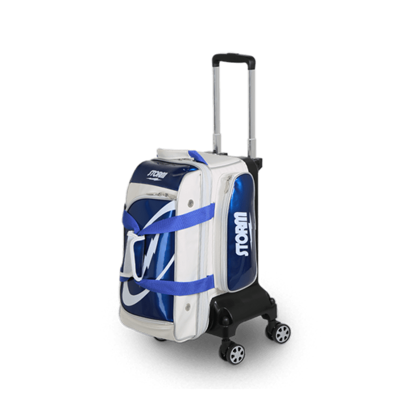 Picture of Storm Rolling Thunder Signature 2 Ball Roller White Blue Bowling Bag