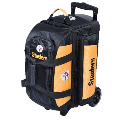 Picture of KR NFL 2 Ball Double Roller Pittsburgh Steelers Bowling Bag