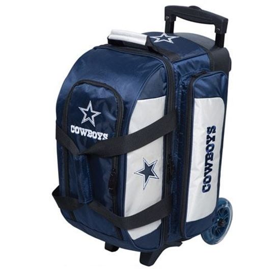 Picture of KR NFL 2 Ball Double Roller Dallas Cowboys Bowling Bag