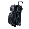 Picture of KR Strikeforce Royal Flush 3 Ball 360 Triple Roller Black Bowling Bag