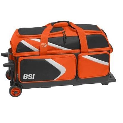 Picture of BSI Dash 3 Ball Triple Roller Orange Bowling Bag
