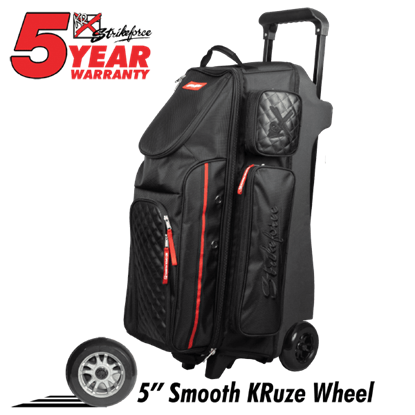 Picture of KR Strikeforce Diamond 3 Ball Triple Roller Black Bowling Bag