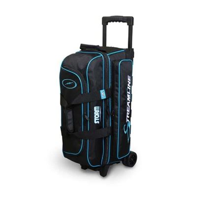 Picture of Storm Streamline 3 Ball Roller Black Blue Bowling Bag
