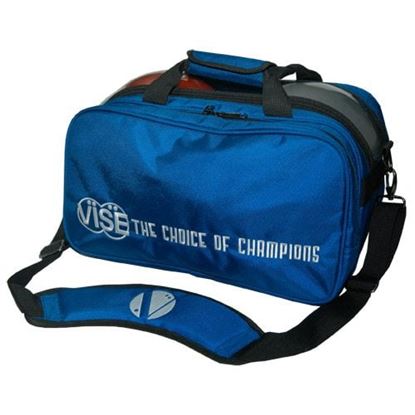 Picture of VISE 2 Ball Clear Top Plus Blue Bowling Bag